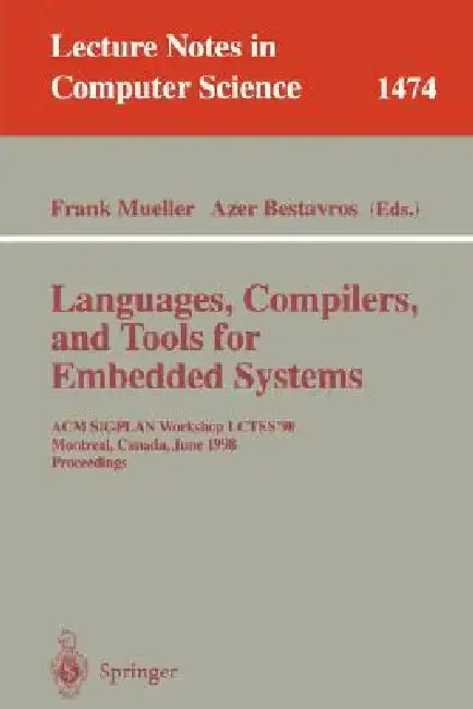 Cover of Languages, Compilers, and Tools for Embedded Systems