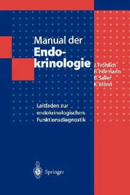 Cover of Manual Der Endokrinologie