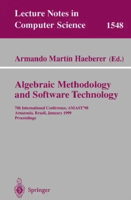 Cover of Algebraic Methodology and Software Technology