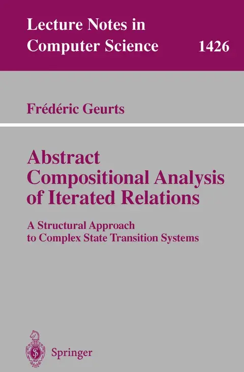 Cover of Abstract Compositional Analysis of Iterated Relations