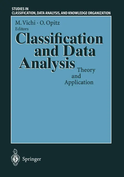 Cover of Classification and Data Analysis