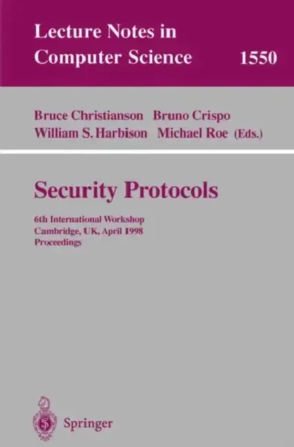 Cover of Security Protocols