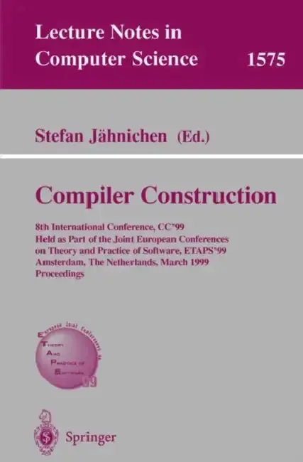 Cover of Compiler Construction