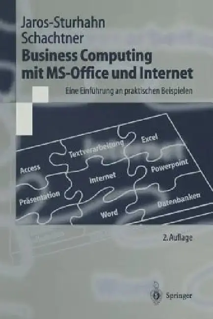 Cover of Business Computing Mit Ms-Office Und Internet