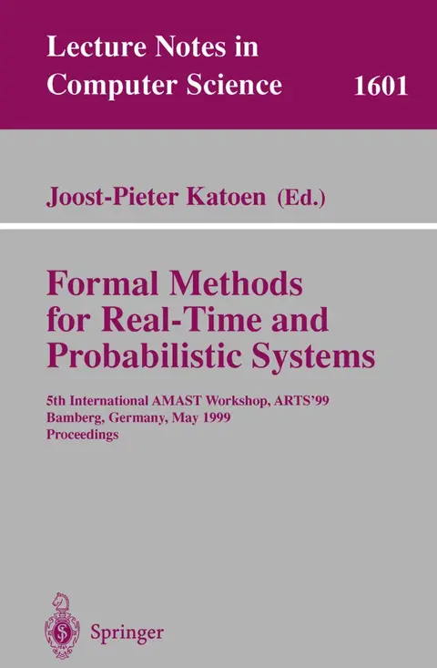 Cover of Formal Methods for Real-Time and Probabilistic Systems