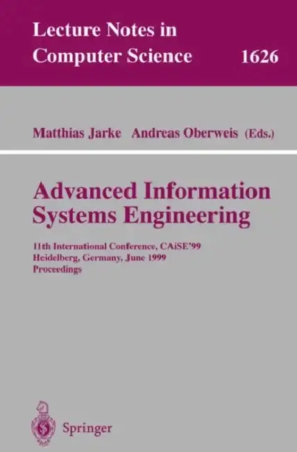 Cover of Advanced Information Systems Engineering
