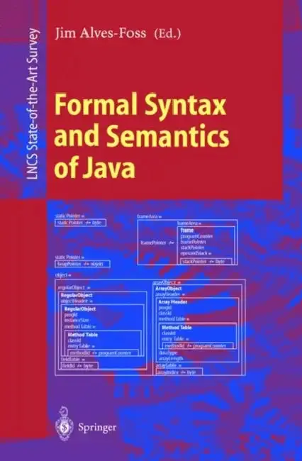 Cover of Formal Syntax and Semantics of Java