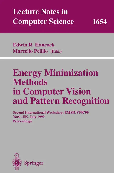 Cover of Energy Minimization Methods in Computer Vision and Pattern Recognition