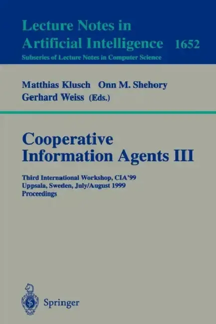 Cover of Cooperative Information Agents III