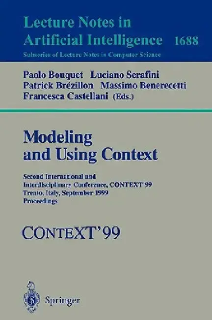 Cover of Modeling and Using Context