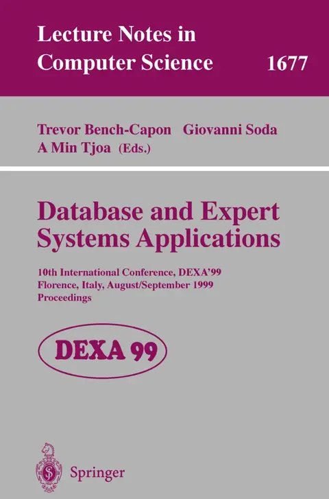 Cover of Database and Expert Systems Applications