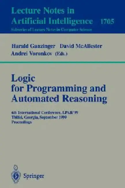 Cover of Logic Programming and Automated Reasoning
