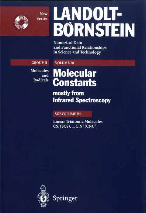 Cover of Linear Triatomic Molecules