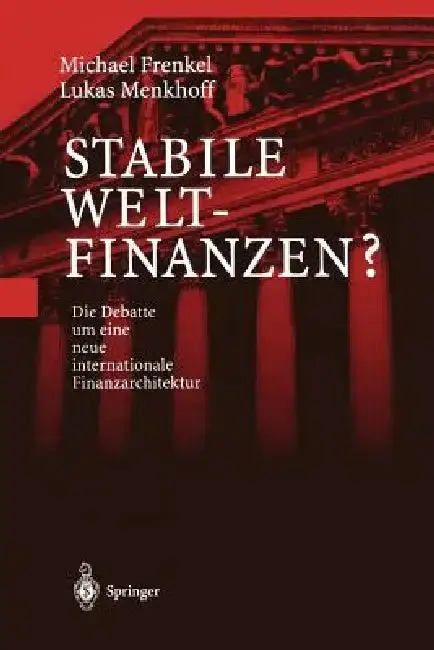 Cover of Stabile Weltfinanzen?