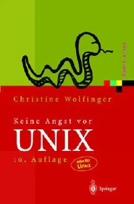 Cover of Keine Angst VOR UNIX