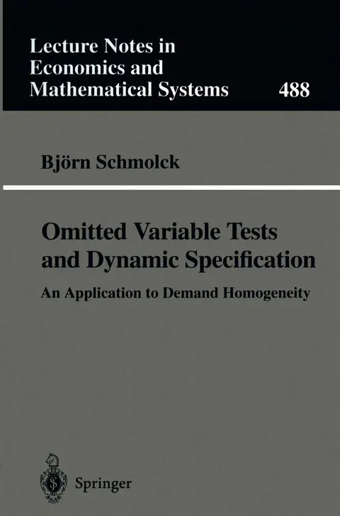 Cover of Omitted Variable Tests and Dynamic Specification