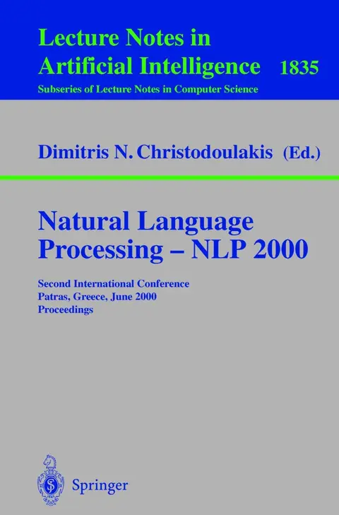Cover of Natural Language Processing - NLP 2000