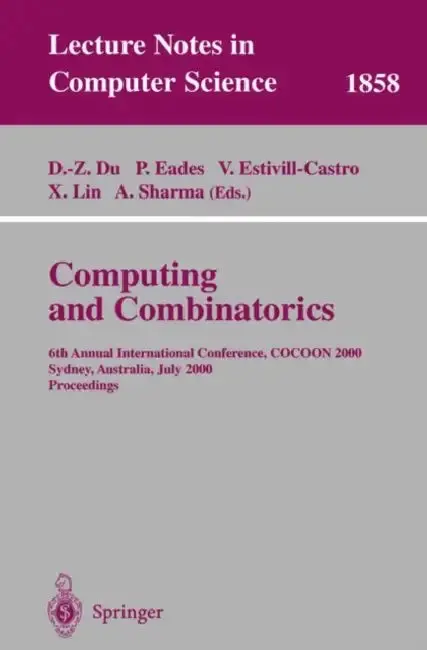 Cover of Computing and Combinatorics