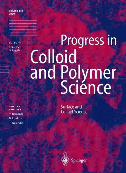 Cover of Surface and Colloid Science