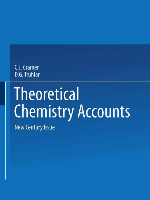 Cover of Theoretical Chemistry Accounts