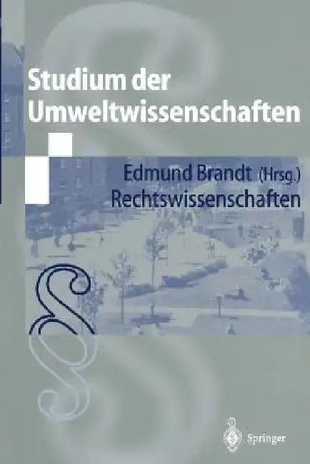 Cover of Studium Der Umweltwissenschaften