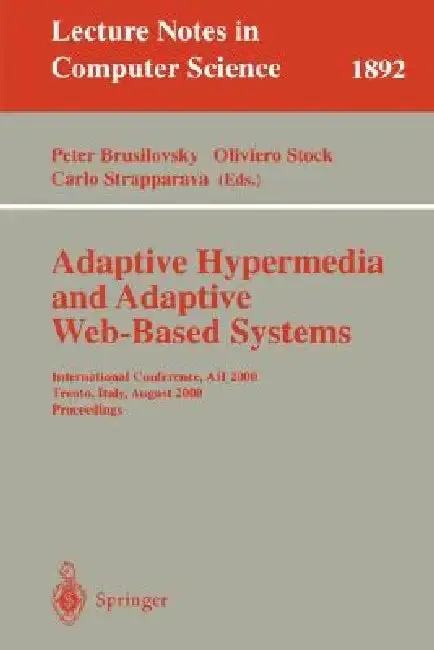 Cover of Adaptive Hypermedia and Adaptive Web-Based Systems