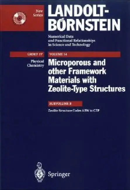 Cover of Zeolite Structure Codes Abw to Czp [With CD-ROM]