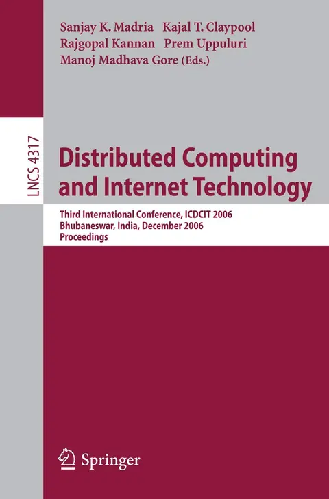 Cover of Distributed Computing and Internet Technology