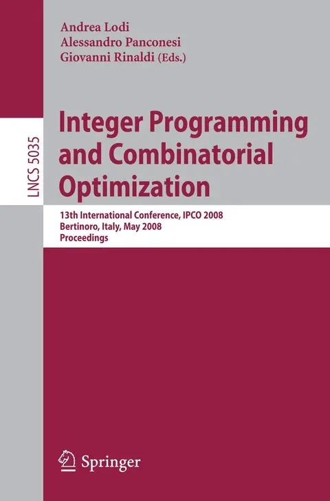 Cover of Integer Programming and Combinatorial Optimization