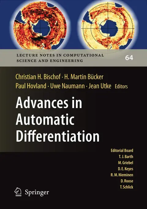 Cover of Advances in Automatic Differentiation (pb 2008)