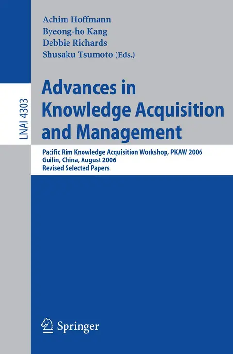 Cover of Advances in Knowledge Acquisition and Management