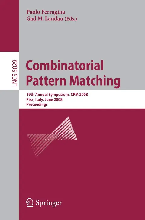 Cover of Combinatorial Pattern Matching