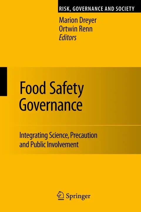 Cover of Food Safety Governance