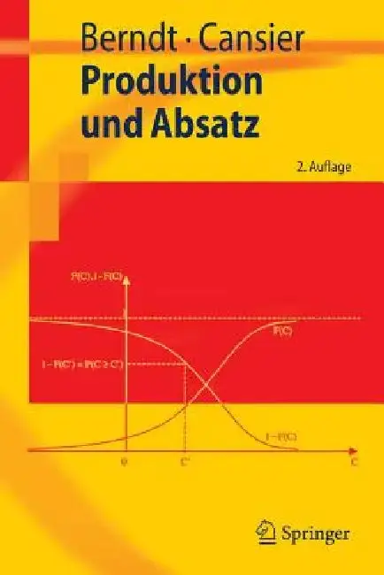 Cover of Produktion Und Absatz