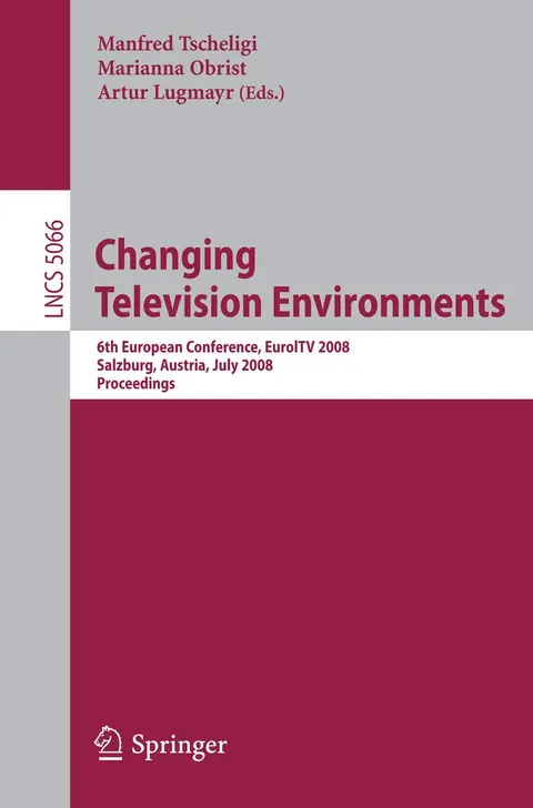 Cover of Changing Television Environments
