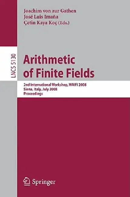 Cover of Arithmetic of Finite Fields