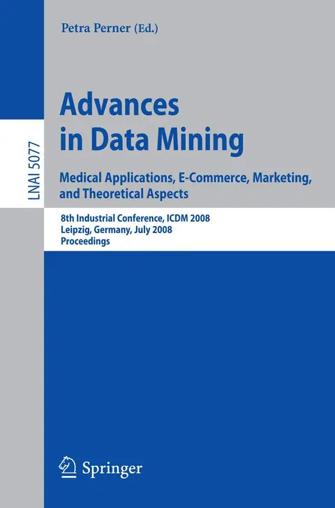 Cover of Advances in Data Mining