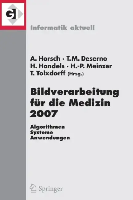 Cover of Bildverarbeitung Für Die Medizin 2007