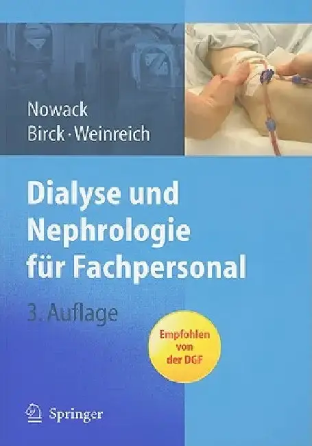 Cover of Dialyse Und Nephrologie Für Fachpersonal