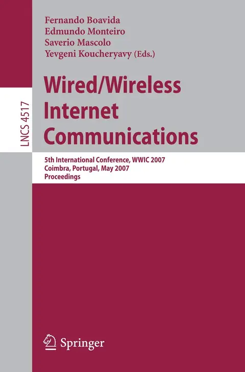 Cover of Wired/Wireless Internet Communications