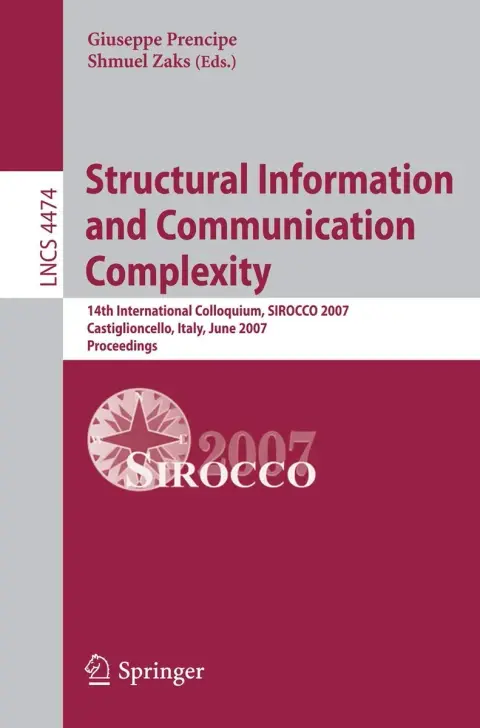 Cover of Structural Information and Communication, Complexity
