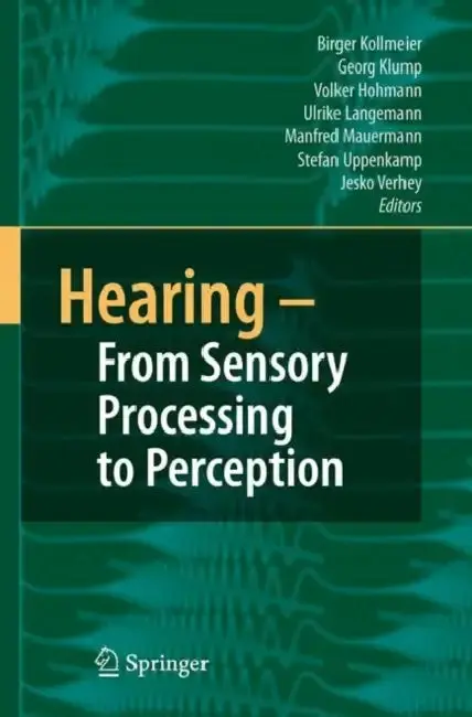 Cover of Hearing - From Sensory Processing to Perception