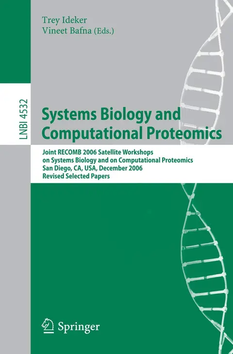 Cover of Systems Biology and Computational Proteomics