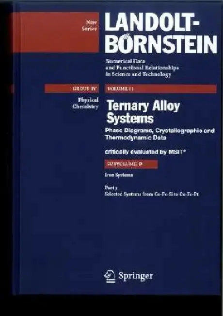 Cover of Selected Systems from Co-Fe-Si to Cu-Fe-PT