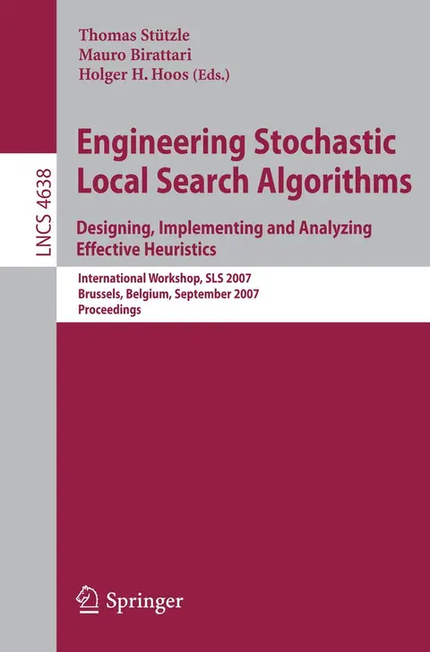 Cover of Engineering Stochastic Local Search Algorithms