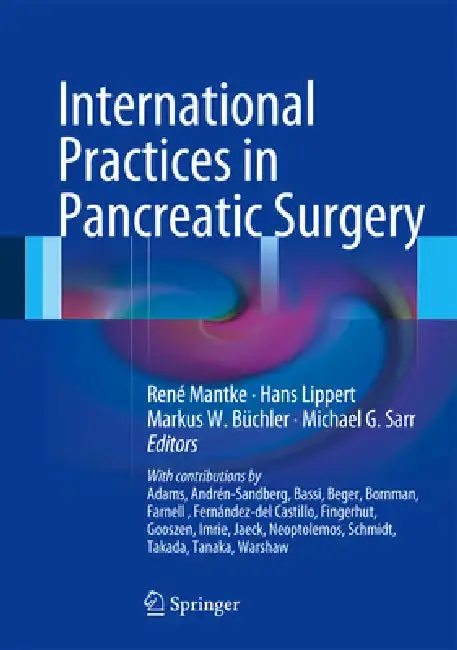 Cover of International Practices in Pancreatic Surgery
