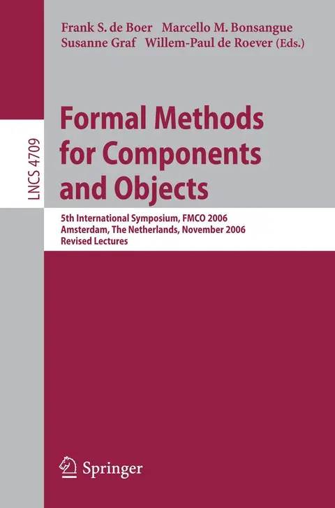 Cover of Formal Methods for Components and Objects