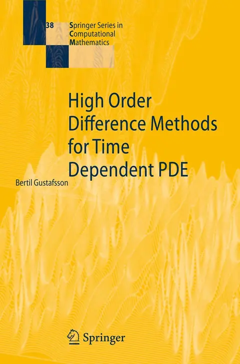 Cover of High Order Difference Methods for Time Dependent PDE