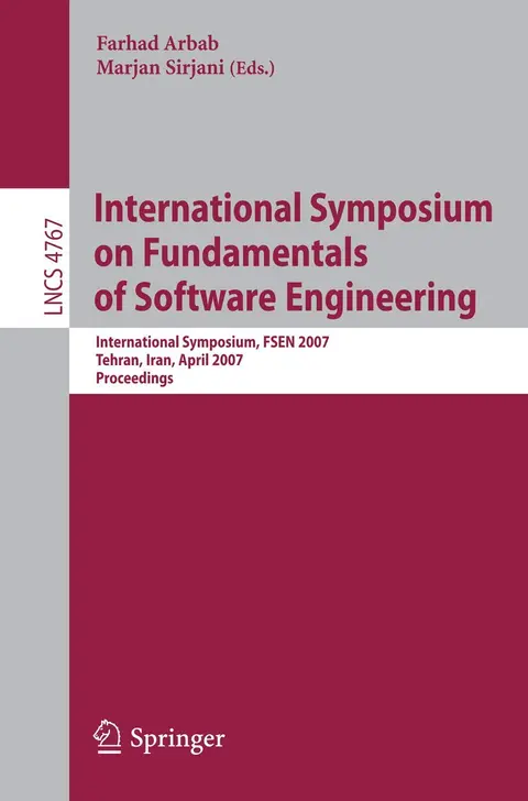 Cover of International Symposium on Fundamentals of Software Engineering