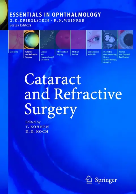Cover of Cataract and refractive surgery